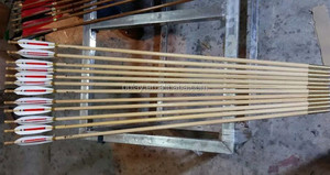 Bianco albero di legno di alberi per <span class=keywords><strong>frecce</strong></span> in legno cresting <span class=keywords><strong>frecce</strong></span> commercio all'ingrosso con streamline turchia fletchings - Product Image 5