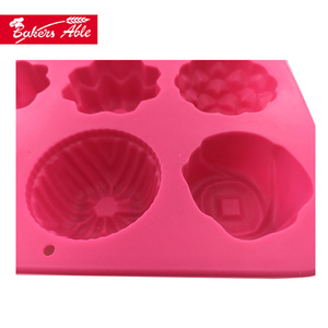 Lujo al por mayor <span class=keywords><strong>ecológico</strong></span> 12 cavidades forma diferente silicona mini cubo de <span class=keywords><strong>hielo</strong></span> - Product Image 6