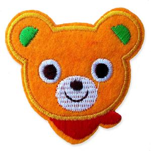 Venda quente Bonito Urso Preto Padrão Desugb Personalizado Patches Bordados <span class=keywords><strong>Bangkok</strong></span>