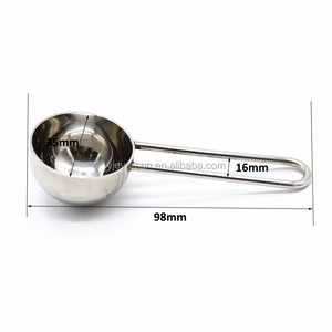 Cuillère à café en acier sans progressif, cuillère à mesurer pour grains de café, cuillère de mesure, cuillère de table - Product Image 1