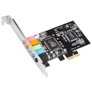 Diewu placa de som 5.1 para computador, cmi8738