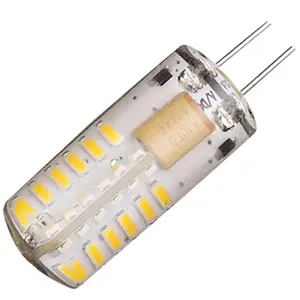 Lâmpada de led de 2w 3w 4w 5w 7w, smd 2835 12v, silicone g4, alto lúmen, 180 graus, ce lte, 5a, 100%, economia de energia de segurança