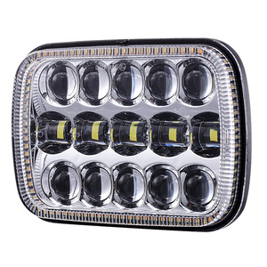 Faro cuadrado de 5x7 pulgadas para Jeep/para GMC Hi/Lo Beam Halo Angel Eyes DRL faro cuadrado para <span class=keywords><strong>Ford</strong></span> - Product Image 2