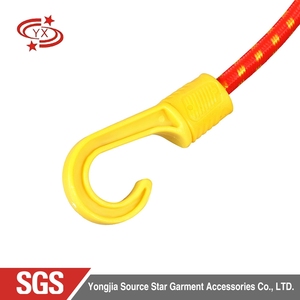 Bán Buôn 8Mm Chất Lượng Cao Đàn Hồi Bungee Hành Lý Sợi Dây Thừng Với Móc Nhựa 9Mm Vòng Dây Cho Xe Máy Xe Đạp Dây/Dây - Product Image 4