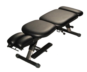 Cama de fisioterapia profesional de alta resistencia, ajustable de altura de fábrica, tracción Lumbar, quiropráctica