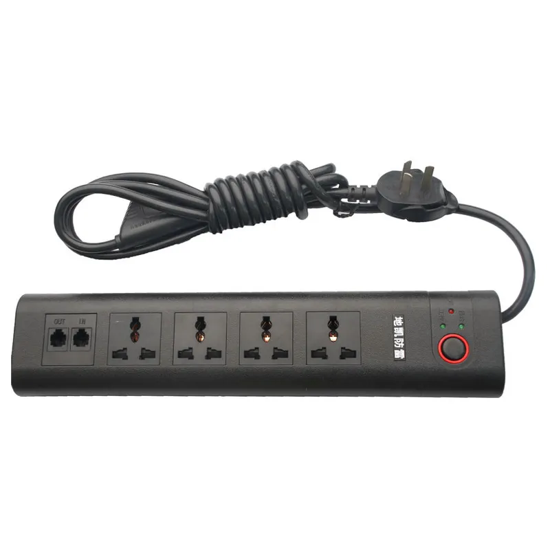 Chinese supplier wholesales safe surge protection power strip lightning protector socket