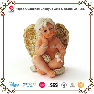 Pequeno bebê personalizado resina anjo estatueta - Product Image 2