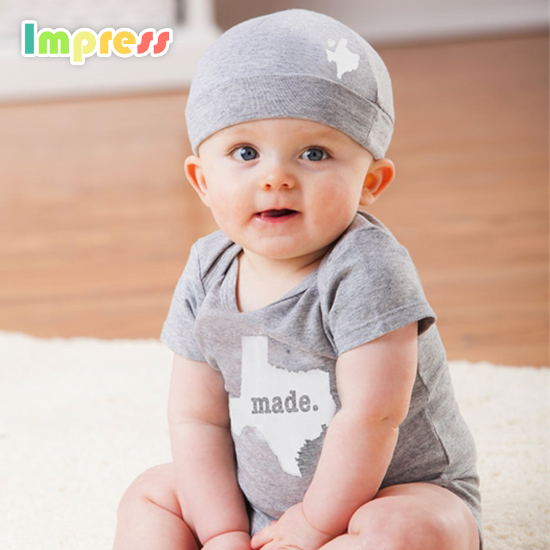 Мягкий дешевые одежда для маленьких мальчиков детские ползунки набор с шапкой