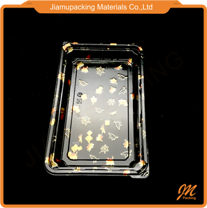 Caja <span class=keywords><strong>de</strong></span> plástico para Sushi, embalaje desechable para llevar Sushi, venta al por mayor - Product Image 4