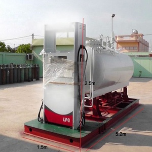 สถานีเติมก๊าซ LPG ขนาด 20,000 ลิตร สำหรับถังแก๊สหุงต้ม / ถังก๊าซโพรเพน LPG สถานีขนาดเล็กสำหรับตลาดแอฟริกา - Product Image 5