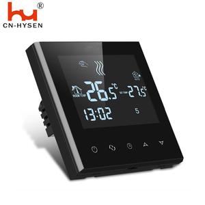 HYSEN — <span class=keywords><strong>Thermostat</strong></span> intelligent avec écran tactile LCD, <span class=keywords><strong>pour</strong></span> contrôler la température, <span class=keywords><strong>chaudière</strong></span> <span class=keywords><strong>à</strong></span> <span class=keywords><strong>gaz</strong></span> et chauffage électrique - Product Image 3