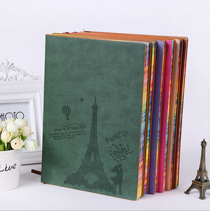 2025 handmade da ràng buộc du lịch Tạp Chí Nhật Ký máy tính xách tay với màu cạnh - Product Image 2