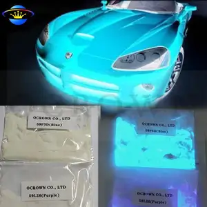 Glow in the dark car spray fluorescent pigment phosphor pigment paint for auto painting