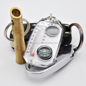 Khẩn Cấp Di Động Khuyến Mãi Quà Tặng La Bàn Keychain Với Nhiệt Kế Kính Lúp Con Trỏ Thiết Kế Không Thấm Nước - Product Image 6