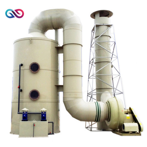 Waste Gas Absorption Tower Gas Purification Fiberglass Tower