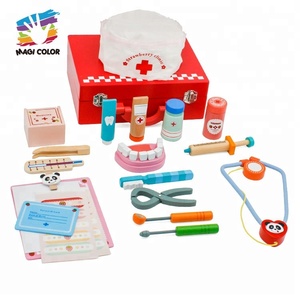 Nouvelle arrivée enfants en <span class=keywords><strong>bois</strong></span> jouer au <span class=keywords><strong>docteur</strong></span> <span class=keywords><strong>kit</strong></span> avec médicale jouet W10D012B - Product Image 2