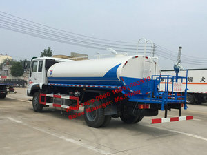 Camion d'eau Howo avec tête de pulvérisation, réservoir d'eau 10000l, grosse remise - Product Image 5