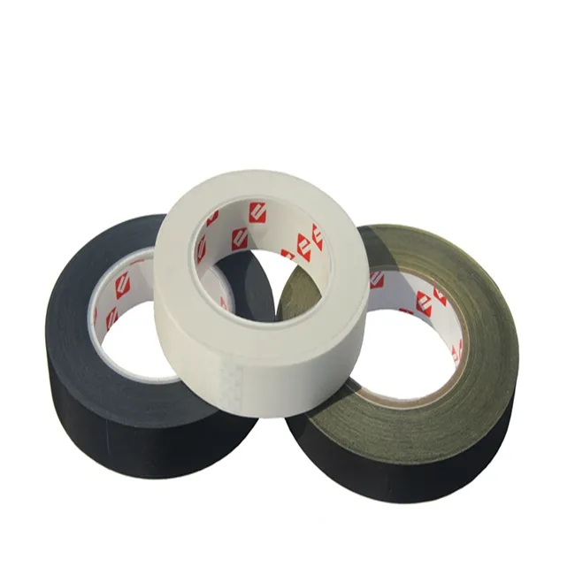 High adhesive black acetate acid cloth gaffer tape acetic insulation tape