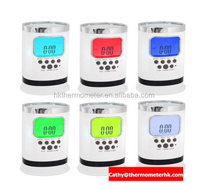 Chất Lượng Cao Kỹ Thuật Số Bảng Đồng Hồ Nhựa <span class=keywords><strong>Pen</strong></span> <span class=keywords><strong>Holder</strong></span> Với Đồng Hồ - Product Image 3