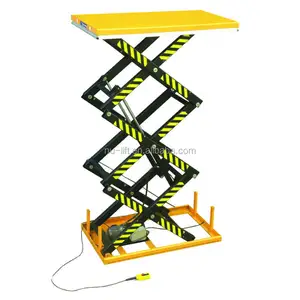 Hydraulische Drievoudige Schaar Lift Table-1Ton, 2ton, 4ton