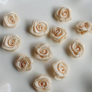 Fiocchi in Raso per Bouquet da Sposa, Applicazioni Floreali, Accessori per Capelli, Fai da Te, Nastro in Tessuto 15mm, Fiocchi Monofacciali Annodati a Mano - Product Image 4