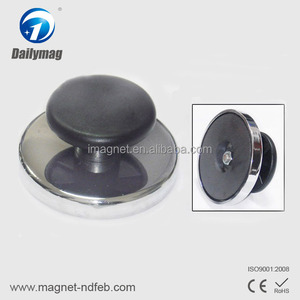 Thạc sĩ Đo Từ Vòng Cơ Sở Nam Châm Fastener với Knob, Chrome - Product Image 6