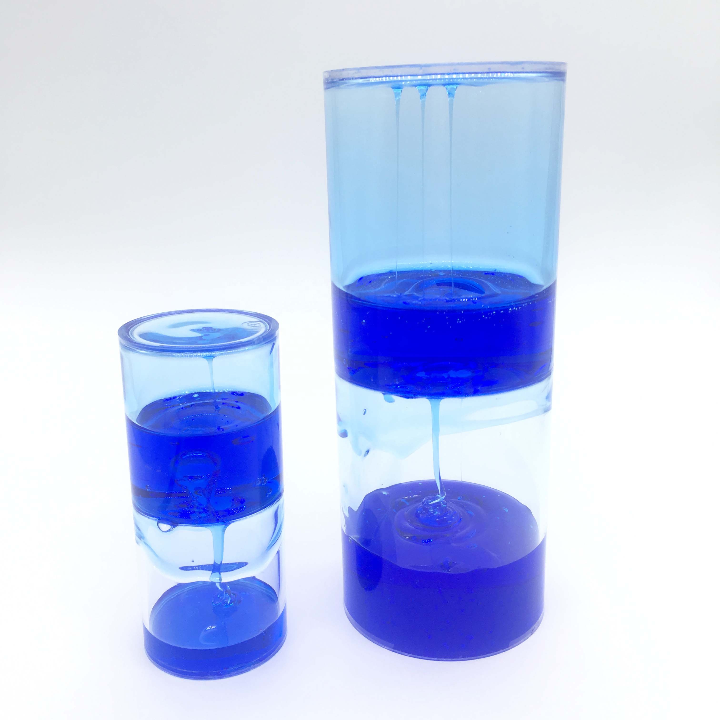 Игрушка сенсорная для стола, стимуляция жидкости, капли с таймером, песочные часы, домашние украшения для детей