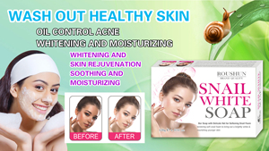 หอยทากสีขาวสูตรพรีเมี่ยมสำหรับผิวที่ชัดเจนสิวฝ้ากระจุดด่างดำไวท์เทนนิ่งประเทศไทยวัสดุร่างกายและสบู่บำรุงผิวหน้า - Product Image 5