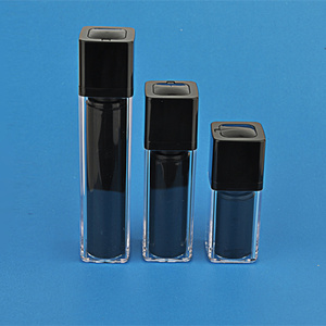 Ukps12 15ml-30ml-50ml PMMA quay chai vuông, Nivea Men' <span class=keywords><strong>airless</strong></span> chai không có không khí mỹ phẩm chai 50ml - Product Image 1