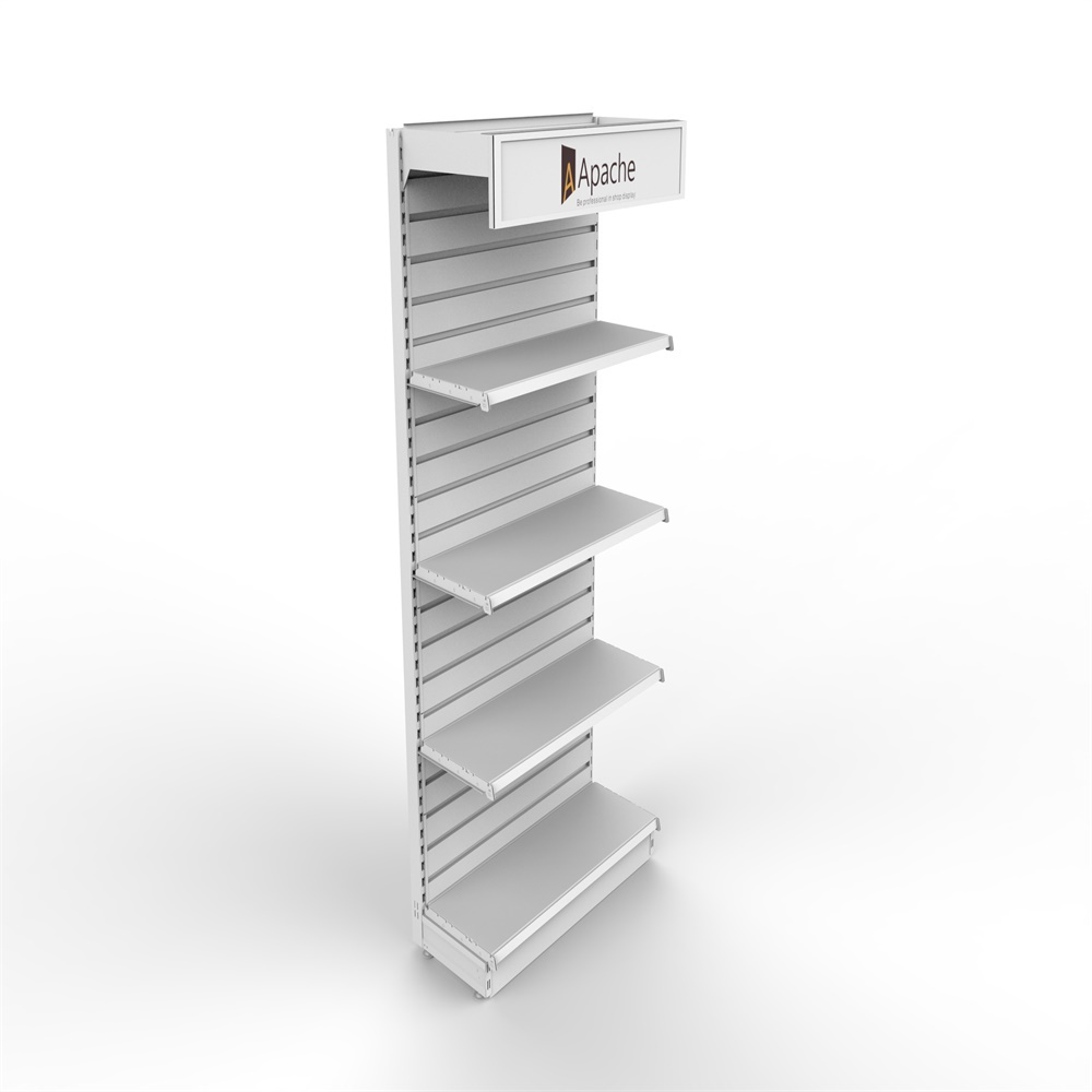Customized logo Pegboard Tools Display Stand with Led Lighting Header for Hardware Store — view 2