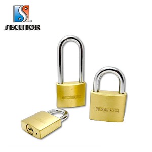 Keyed Alike <b>Long</b> Shackle Solid Brass <b>Padlock</b> - Product Image 2