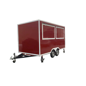 Vận chuyển miễn phí phục vụ thực phẩm xe tải kích thước malaysia thực phẩm giỏ hàng trailer thức ăn nhanh kiosk - Product Image 2