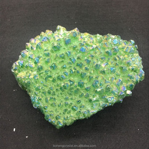 Aura cuarzo <span class=keywords><strong>piedra</strong></span> curación por mayor cristales Cluster piedras para decoración del hogar - Product Image 5