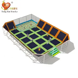 Hot Koop Zuid-afrika Extreme Grappig Jump Sport Uitsmijter Trampoline