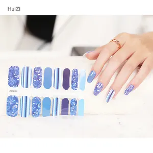 korea material import full cover nail wraps 2d