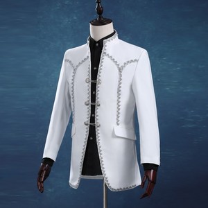 <span class=keywords><strong>Pantaloni</strong></span> in camice bianco su misura Tuxedos da sposa bianco (giacca + <span class=keywords><strong>pantaloni</strong></span> + fiocco) WS225 abito da smoking per uomo - Product Image 3