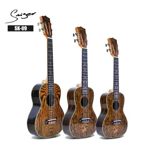 New design Bocote wood electric ukulele made in china UK-SKS-09