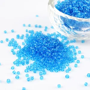 China colorful glass seed beads 2 mm, crystal beads for decoration