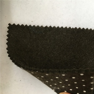 Polyester underlay không dệt cảm thấy vải với lớp phủ chống trượt PVC dots/PVC dots thảm không trượt cơ sở quần áo - Product Image 5