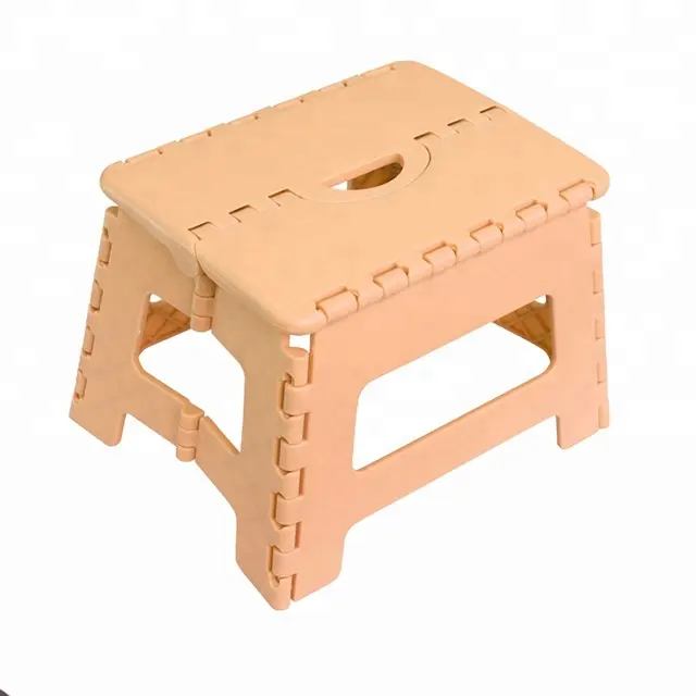 Пластиковый складной ступенчатый стул 22 см, портативный маленький складной стул, уличный складной стул для кемпинга