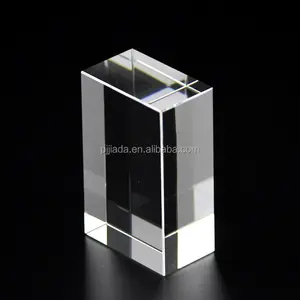 Vuoto K9 cubo di cristallo blocco di vetro Souvenir 3D incisione Laser cubo di cristallo all'ingrosso