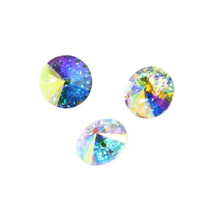 Rivoli Rhinestones Point Back K9 crystal Fancy Stone wholesale loose crystal beads for jewelry 3d nail art garment accessories