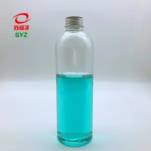 Fabricação na china fábrica logotipo personalizado vazio 500ml pet plástico transparente suco bebidas beber garrafa de água mineral