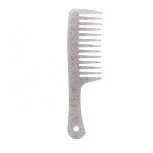 Personalizzato Salone di Colore Magico Denti Larghi Pettine Dei Capelli di Plastica Lucida di Colore Stella Liscia Districante Styling Dei Capelli Pettine