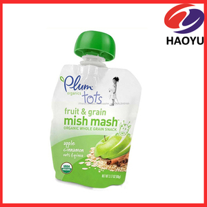 Personnalisé de bande <span class=keywords><strong>dessin</strong></span>ée conception stand up squeeze bec poche pour bébé alimentaire/gelée/jus/soupe - Product Image 5