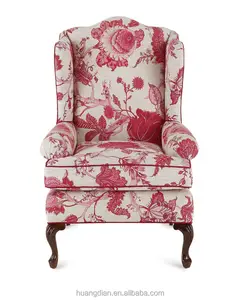 American style armchair floral design living room furniture commercial furniture