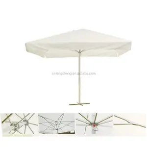Ombrello da giardino con palo in alluminio quadrato grande da 3.5M - Product Image 1