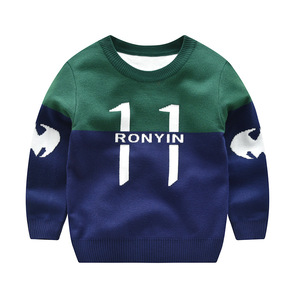 Trẻ Em Chất Lượng Cao 11 Và V Bé Trai Thể Thao Cotton Trẻ Em Phim Hoạt Hình Áo Len Đan Vải - Product Image 4