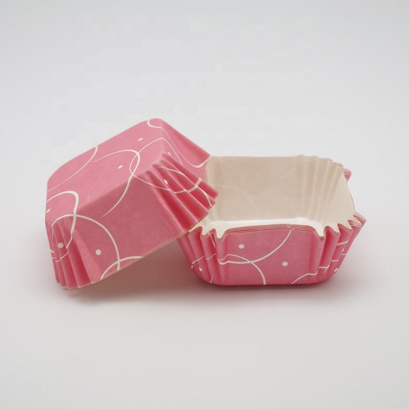 Square Brownie Liners Square Paper Cupcake Liners Durable