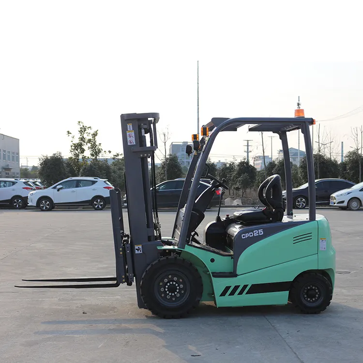 2022 yeni elektrikli Forklift 2.5 Ton 3M güçlü palet taşıyıcı DC MOTOR 2 sahne/3 aşamalı 1.5 Kw 24 V /20 a 900X90 Mm 500 Mm